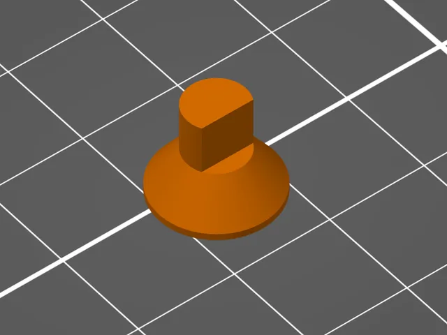 Potentiometer Adapter for KORG EM-1 Effect Knob