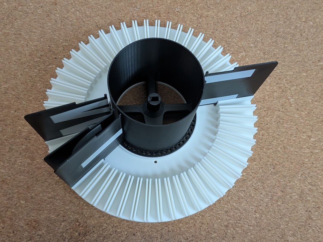 Splitflap spool assembly tool
