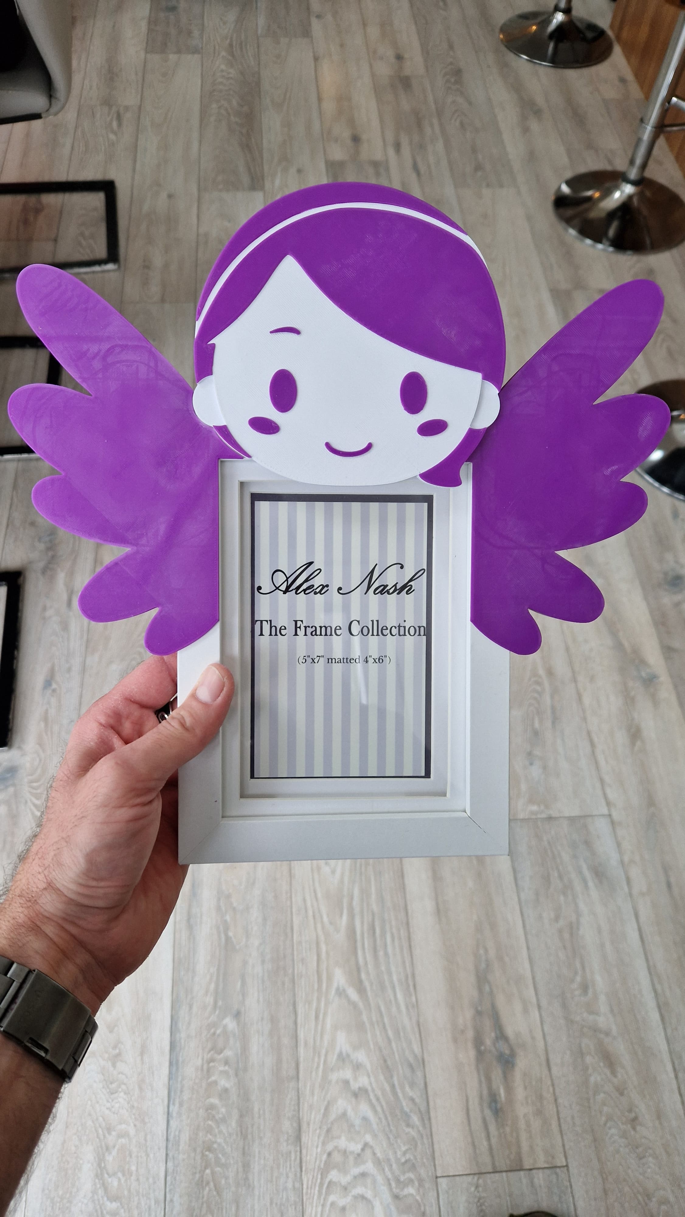 Angel addon for picture frame