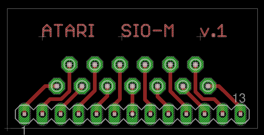 SIO-M Socket for 8-bit Atari — miniatura 4