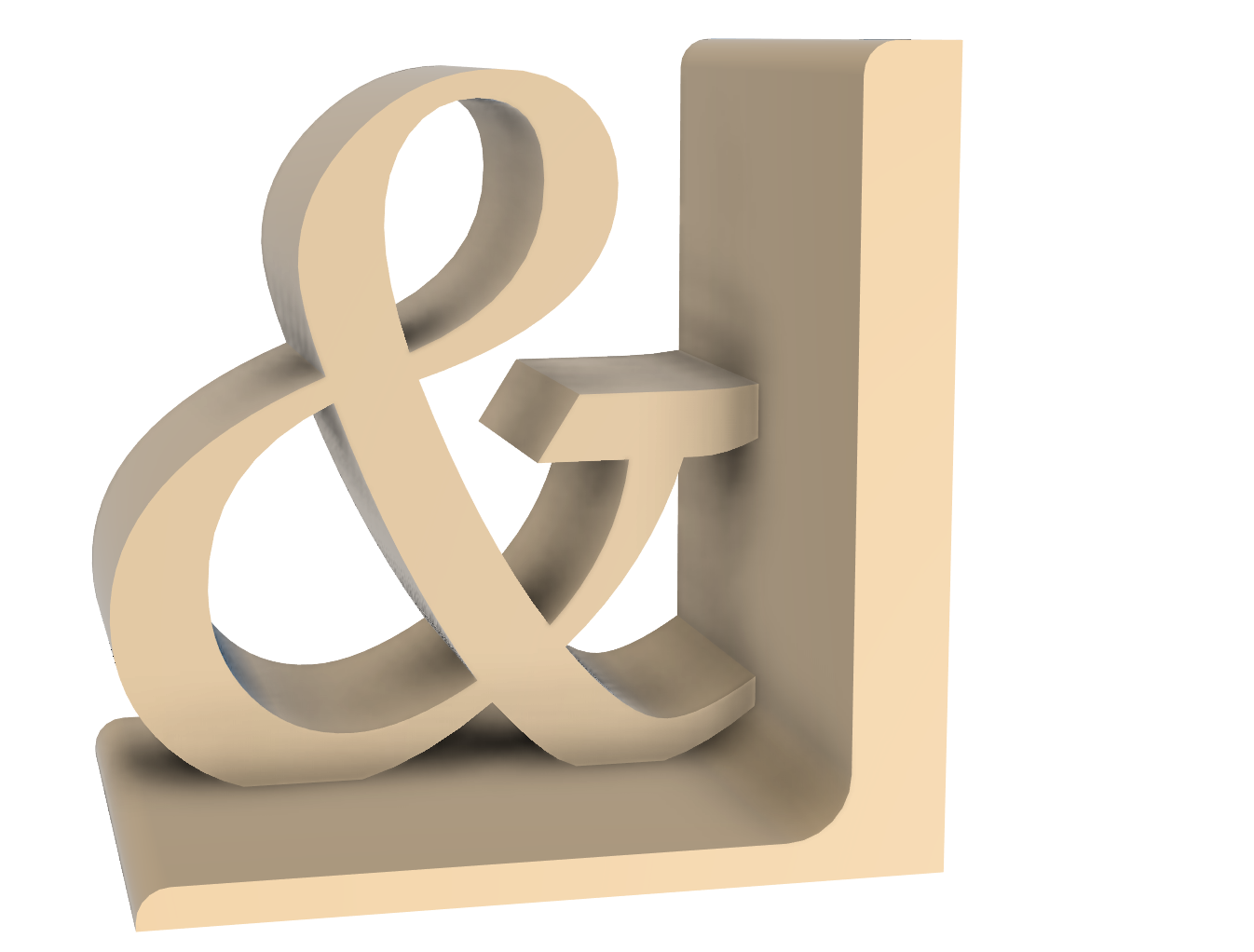 Ampersand Bookend