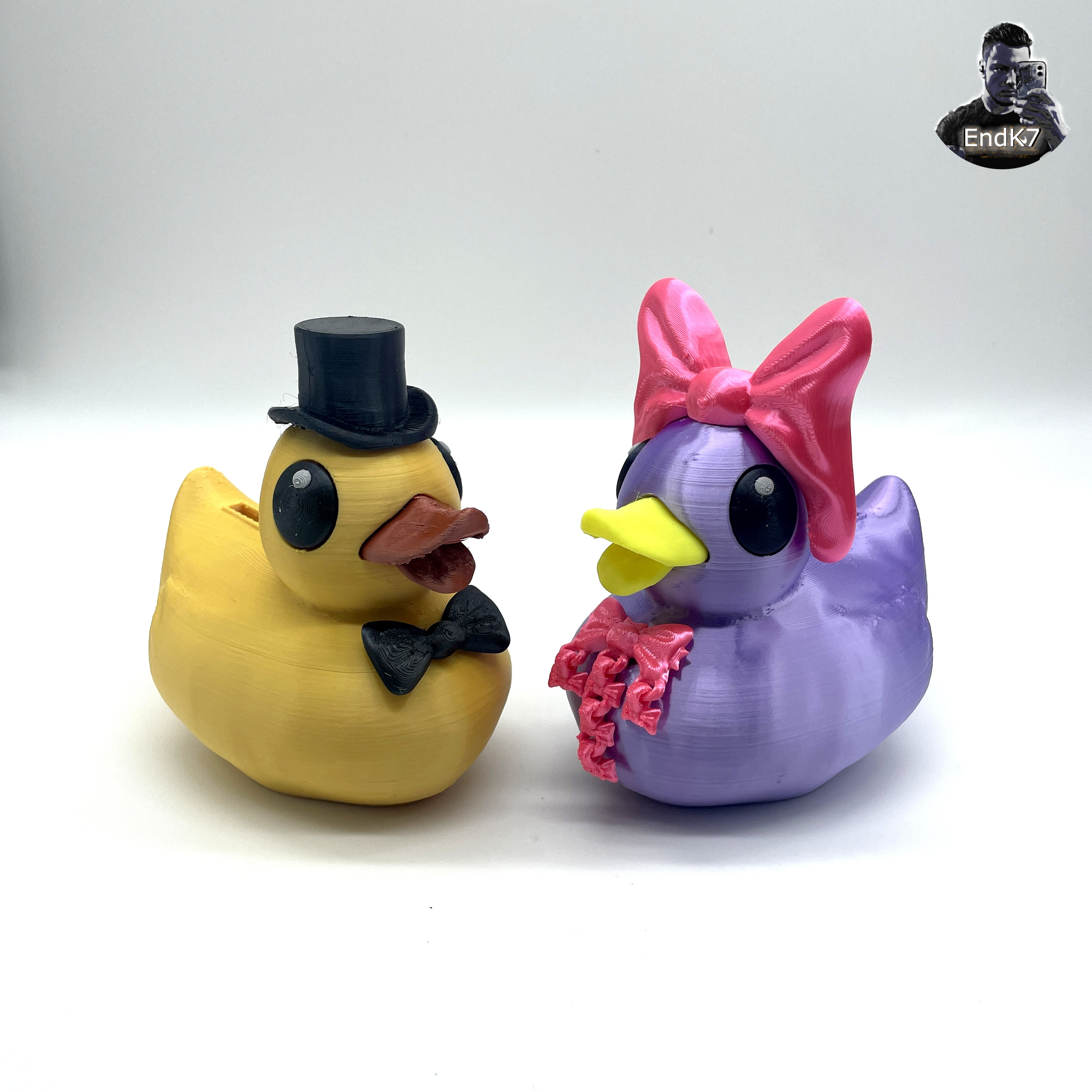 Duck Piggy Bank - No Supports - Articulated Beak - Separate Parts