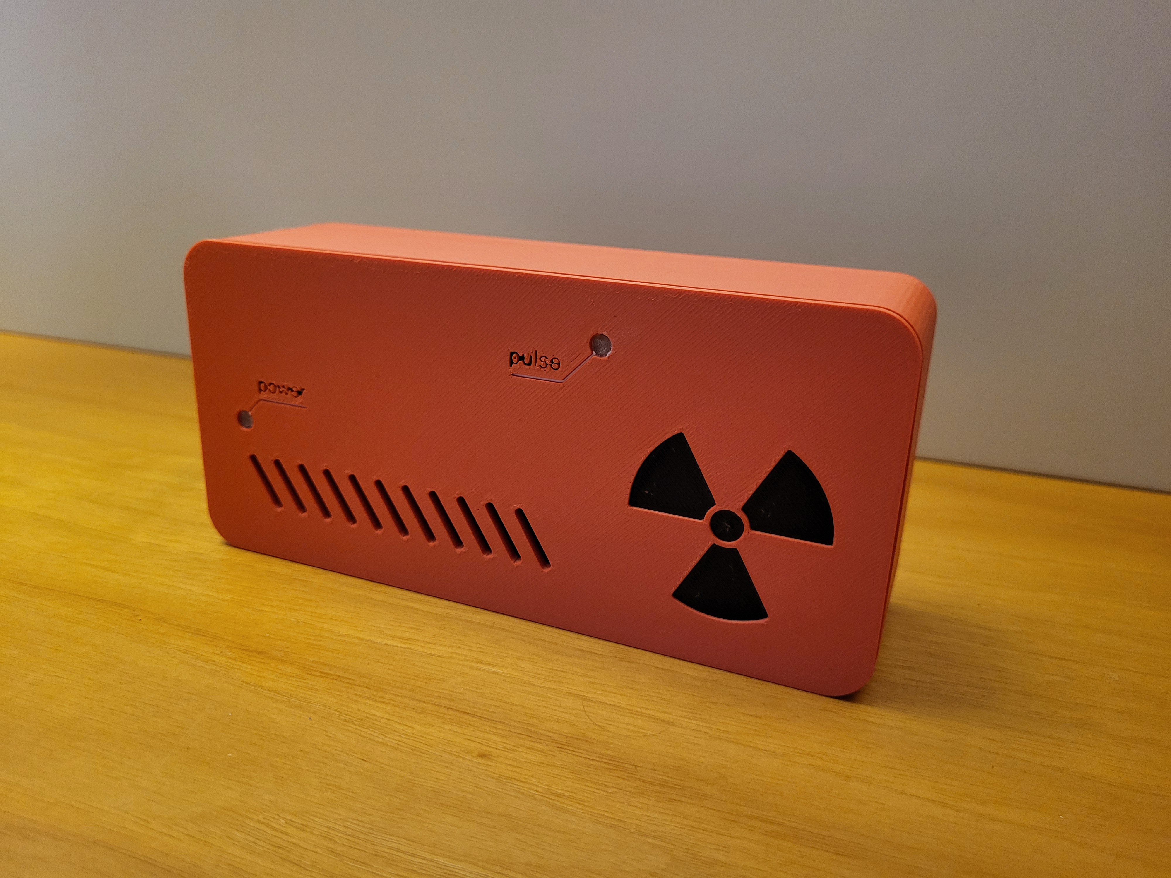 Geiger Counter Enclosure (CAJOE RadiationD v1.1 with optional ESP8266)