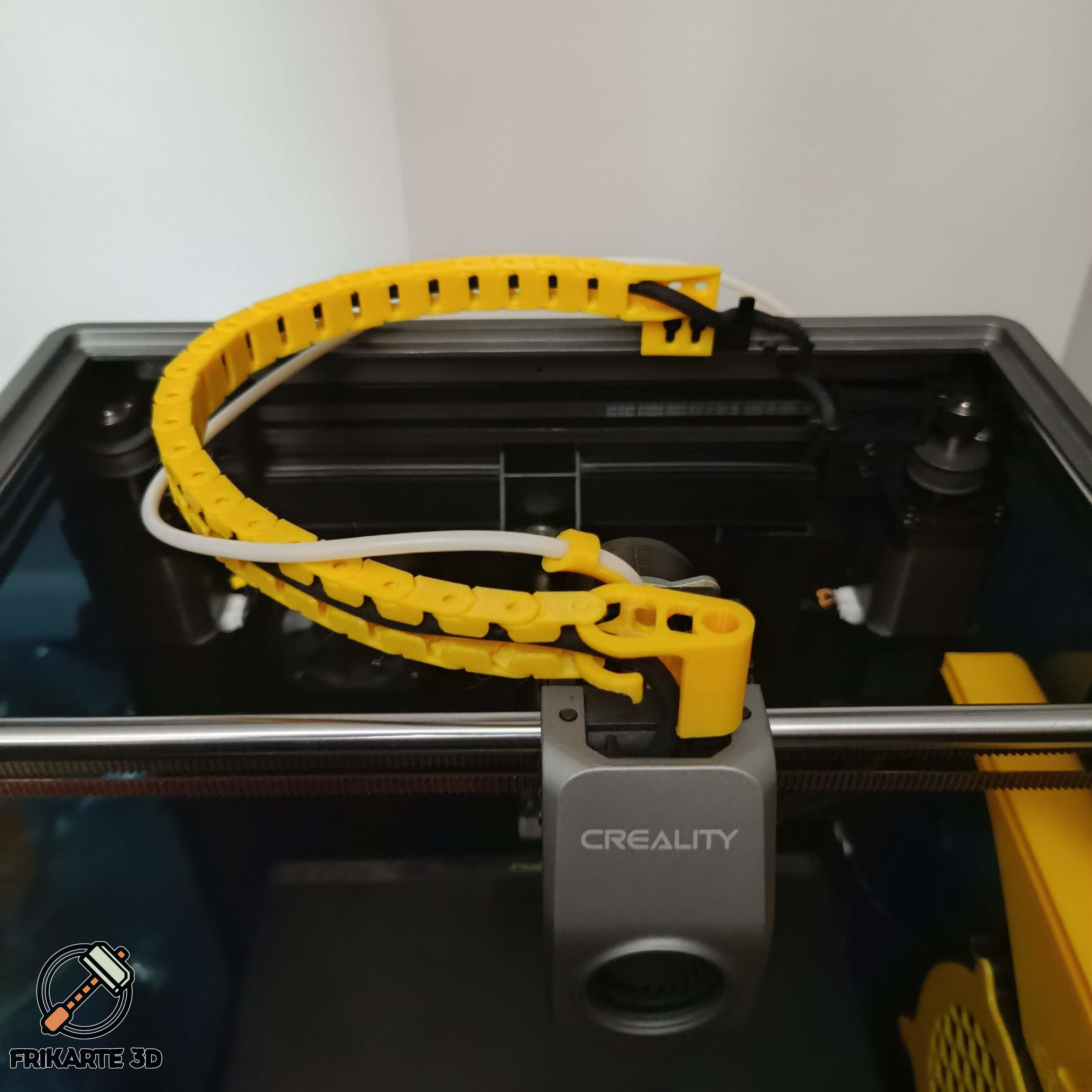 K1 Cable Chain Anti-Sag Riser Back (for ViniS Cable Chain Fix) 3D model thumbnail