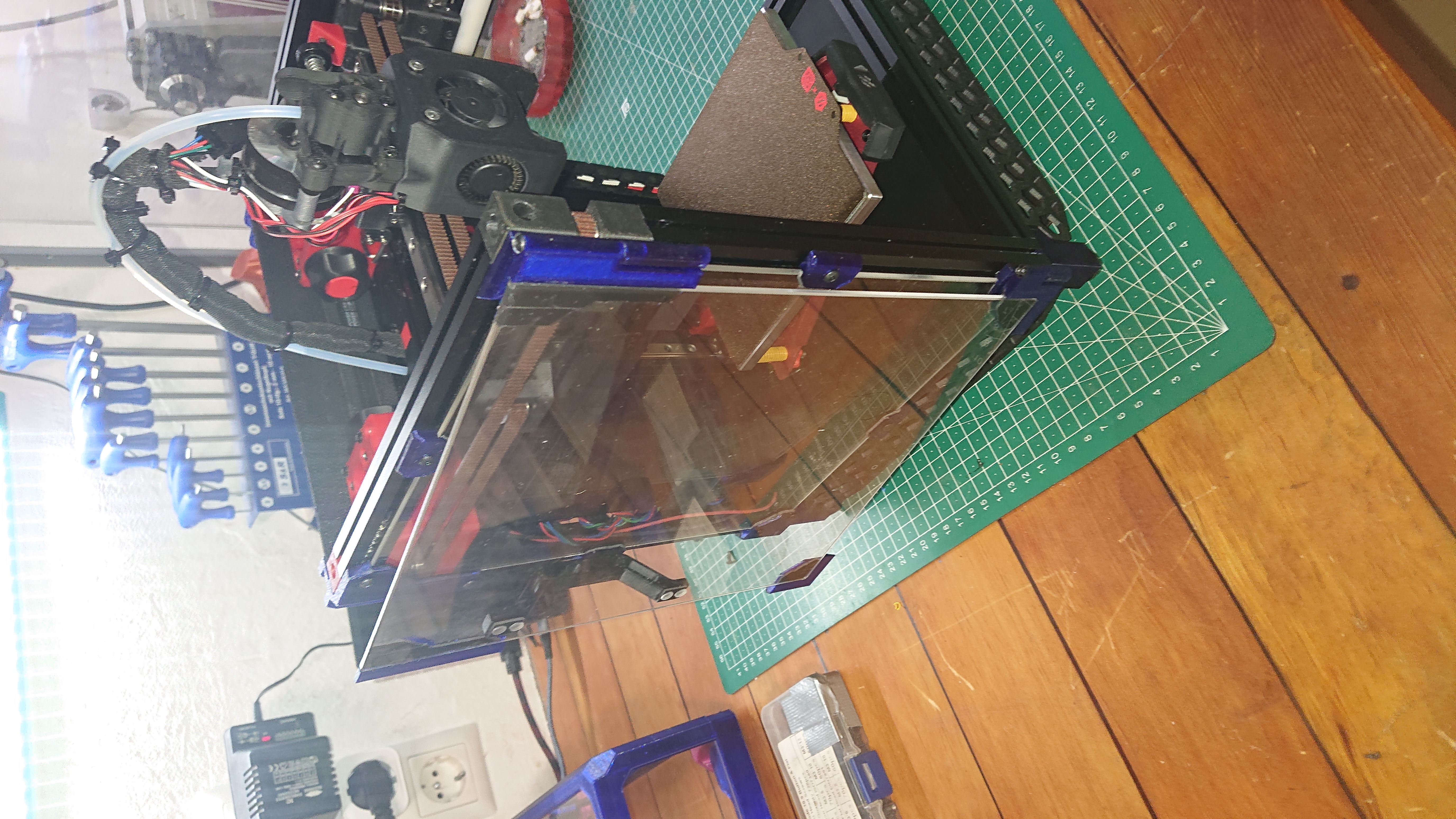 Voron V0-Türschanier links Anschlag,Überklappbar