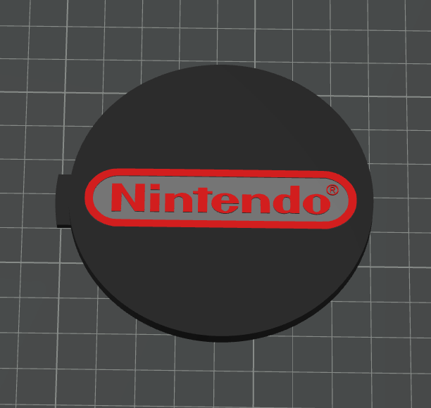 Gamecube Jewel with Nintendo logo