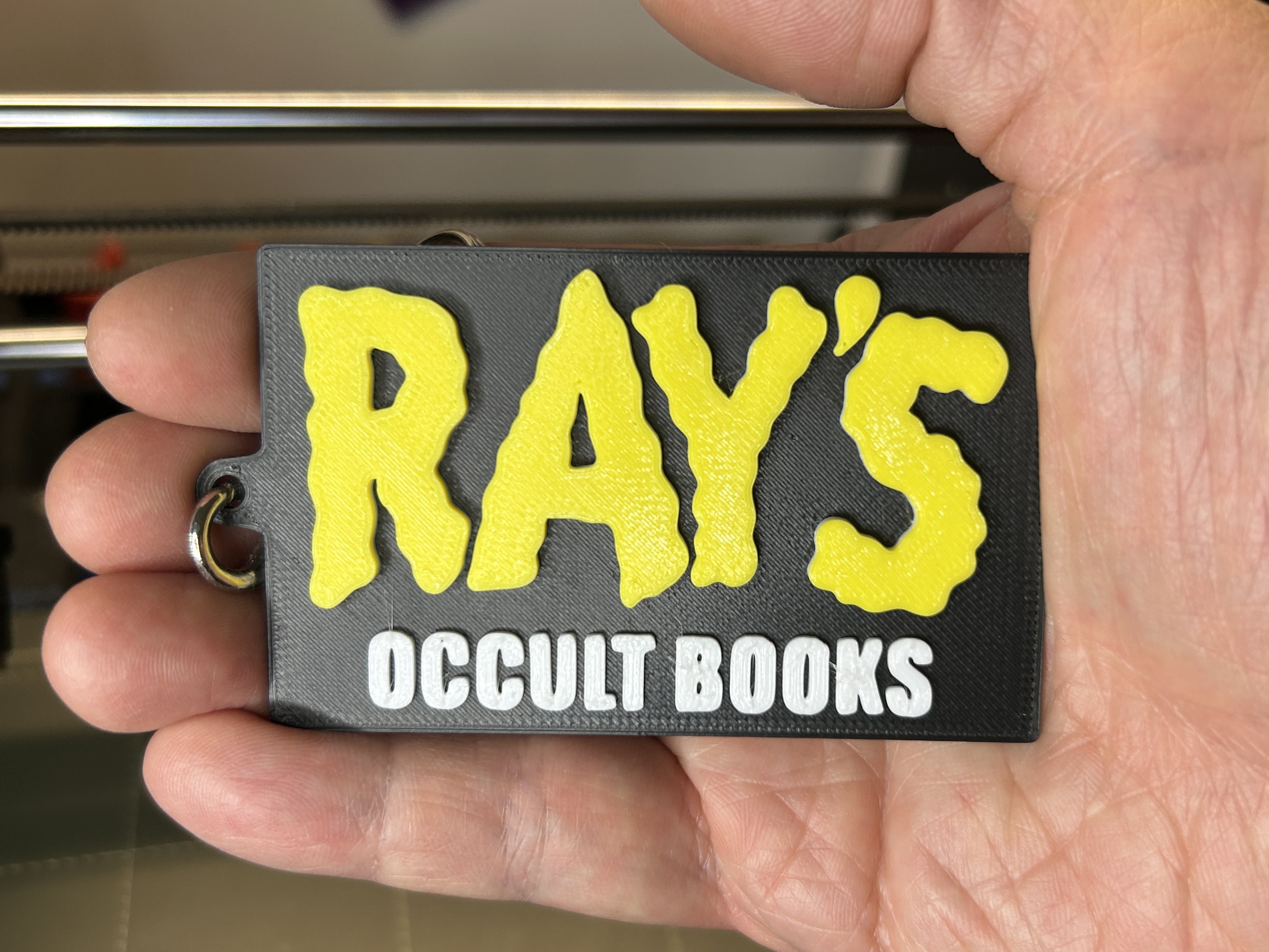 Ghostbusters Ray's Occult Books Keychain