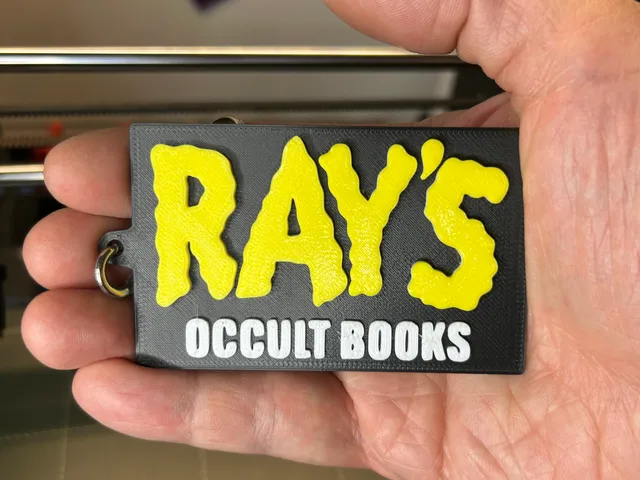 Ghostbusters Ray's Occult Books Keychain