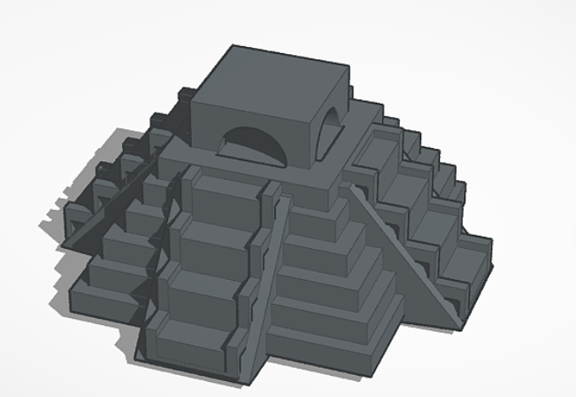Aztec temple