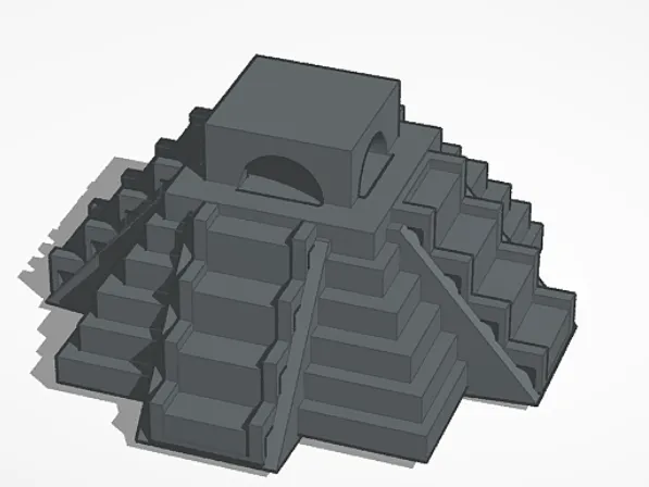 Aztec temple