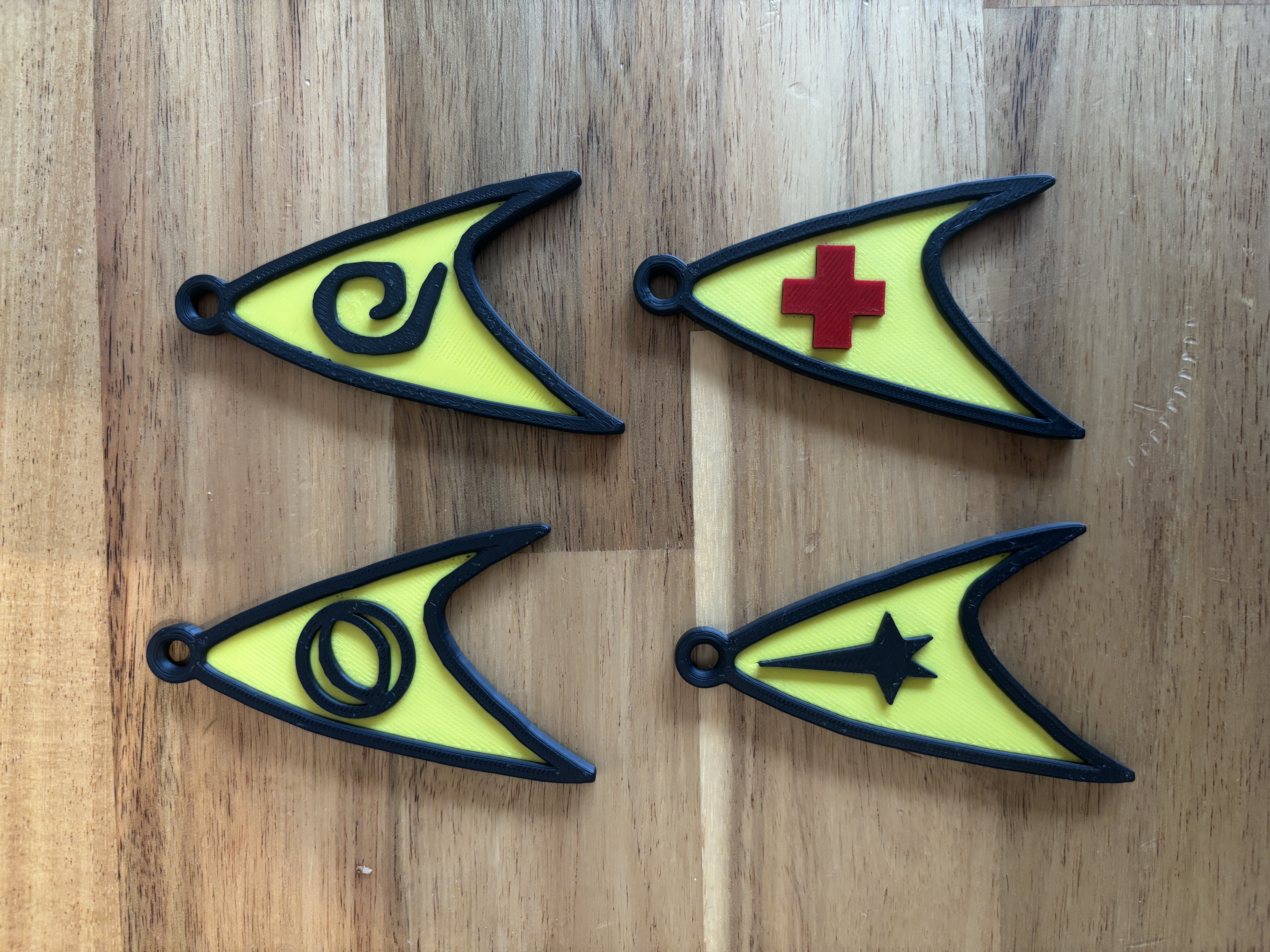 StarTrek Badges Pendant