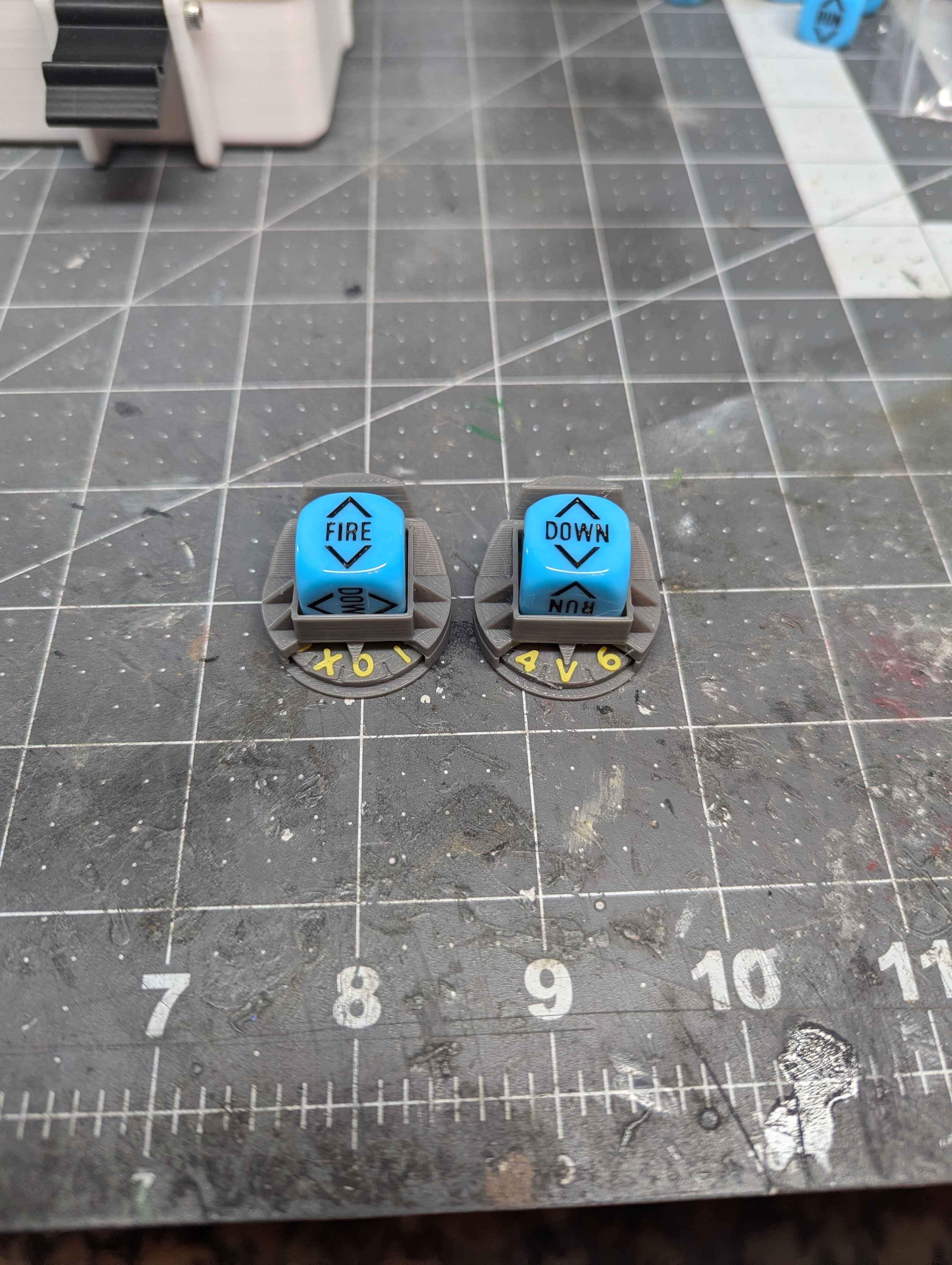 Bolt Action Pin Marker + Activation Dice Holder  (remix'd)