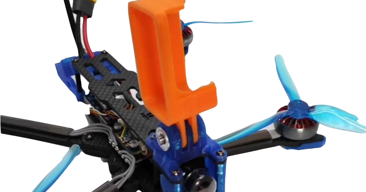 GoPro Hero 8 drone mount by MARCHE3D Download free STL model