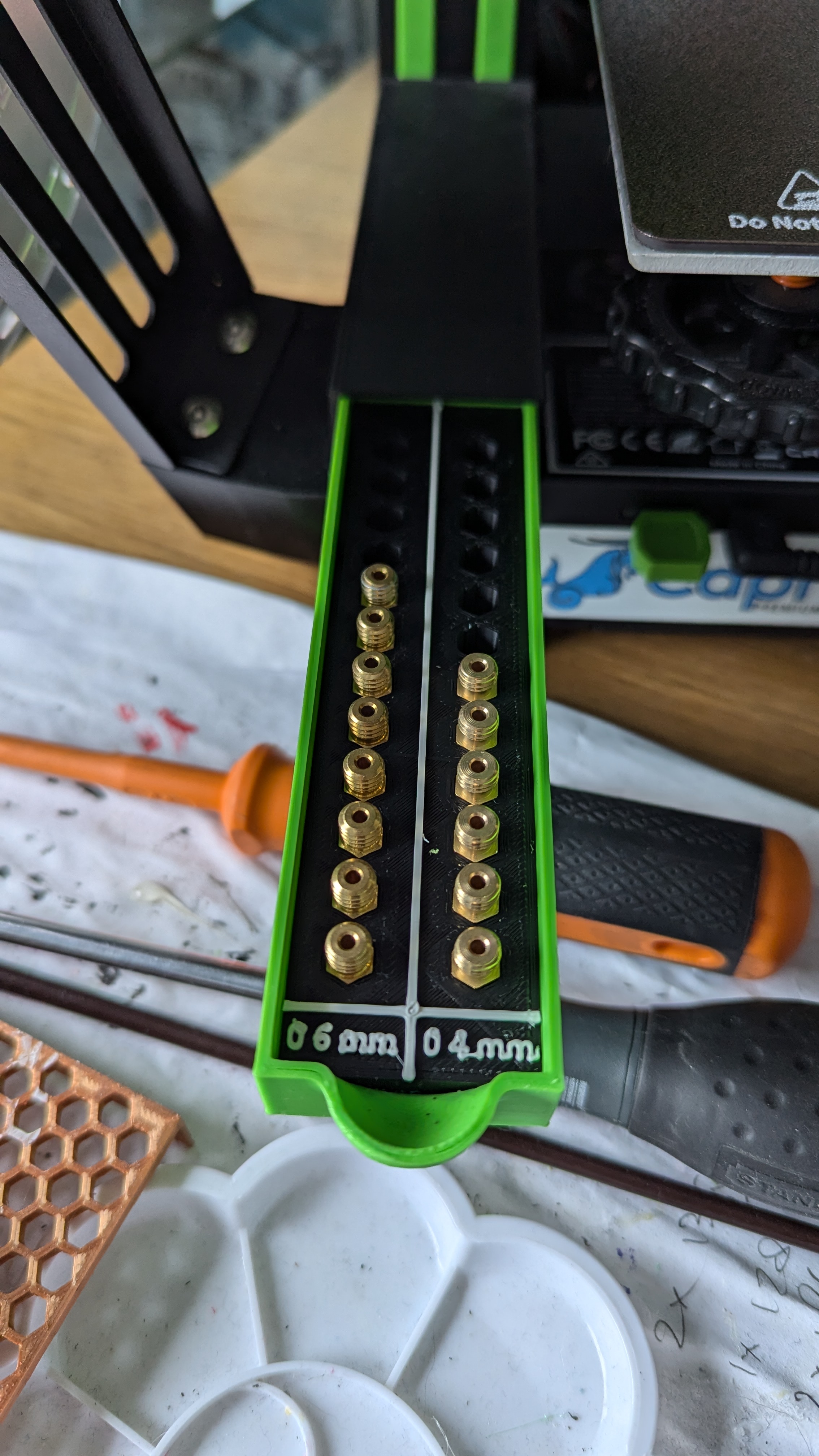 Ender 3/Ender 3 Neo Nozzle Storage Drawer