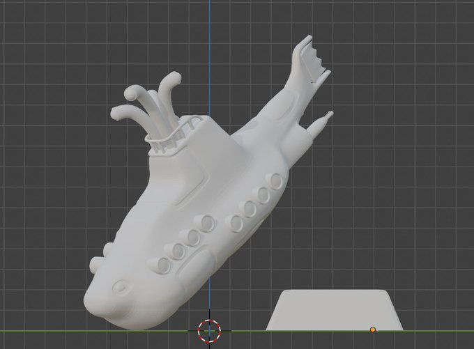 Yellow Submarine + stand — miniatura 4