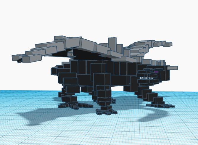 Miniatura 2 do modelo 3D Ender Dragon