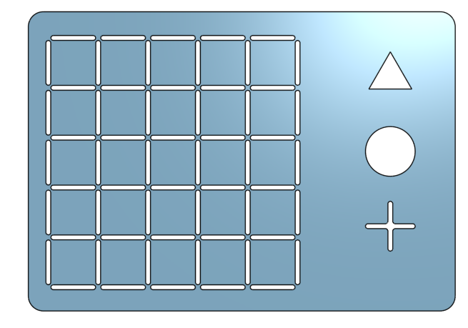 Factorio graph paper stencil