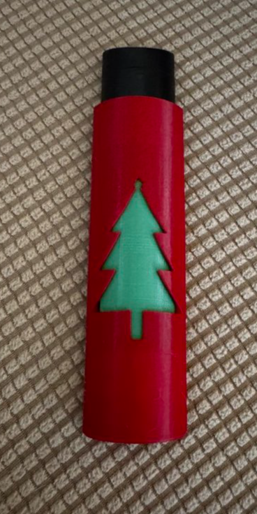 Fire TV Remote Sleeve - Airtag holder - Christmas tree theme