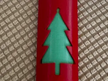 Fire TV Remote Sleeve - Airtag holder - Christmas tree theme