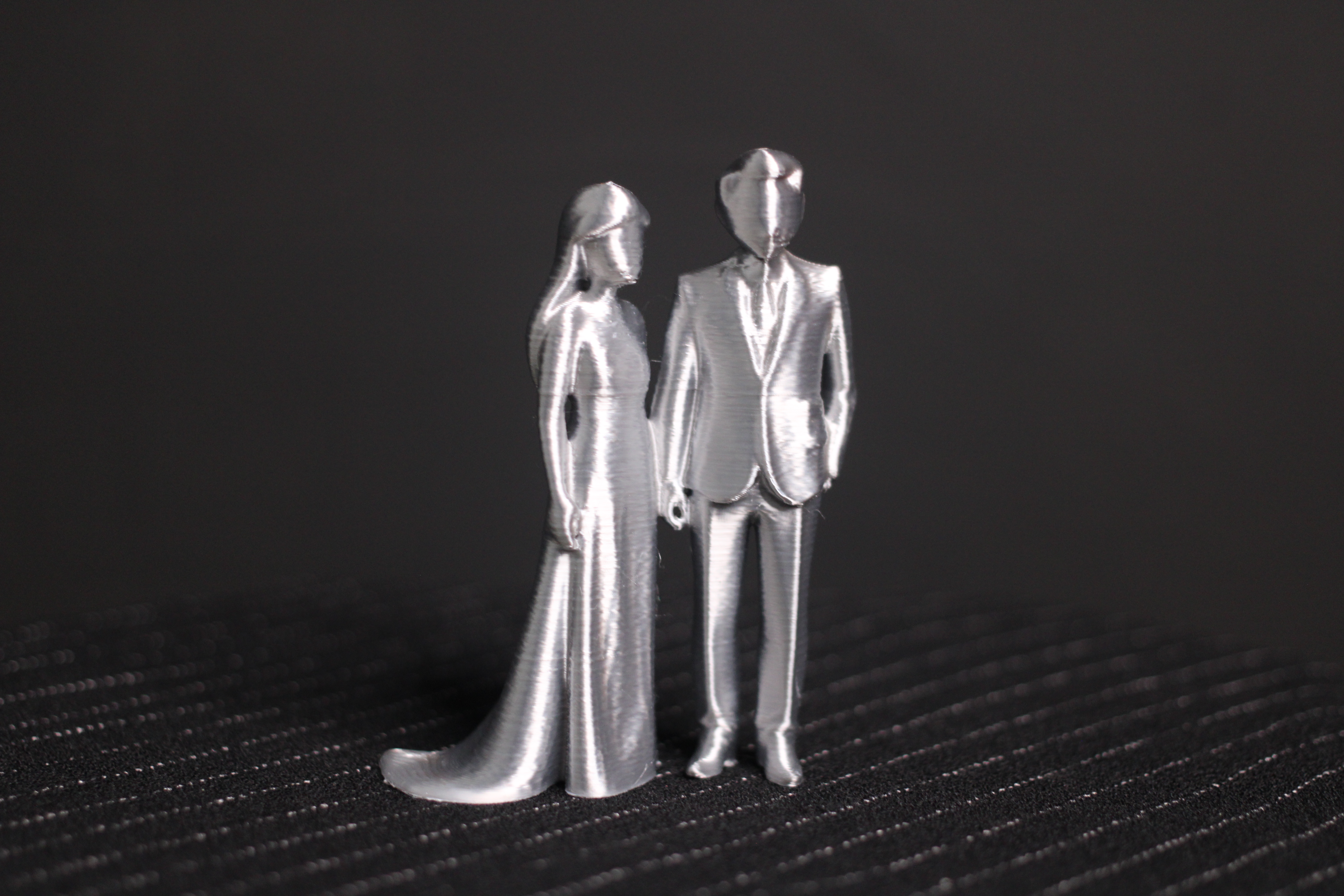 Elegant Couple Figurine - Wedding Cake Topper or Decoration