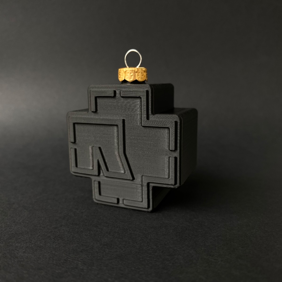 Rammstein logo christmas ball