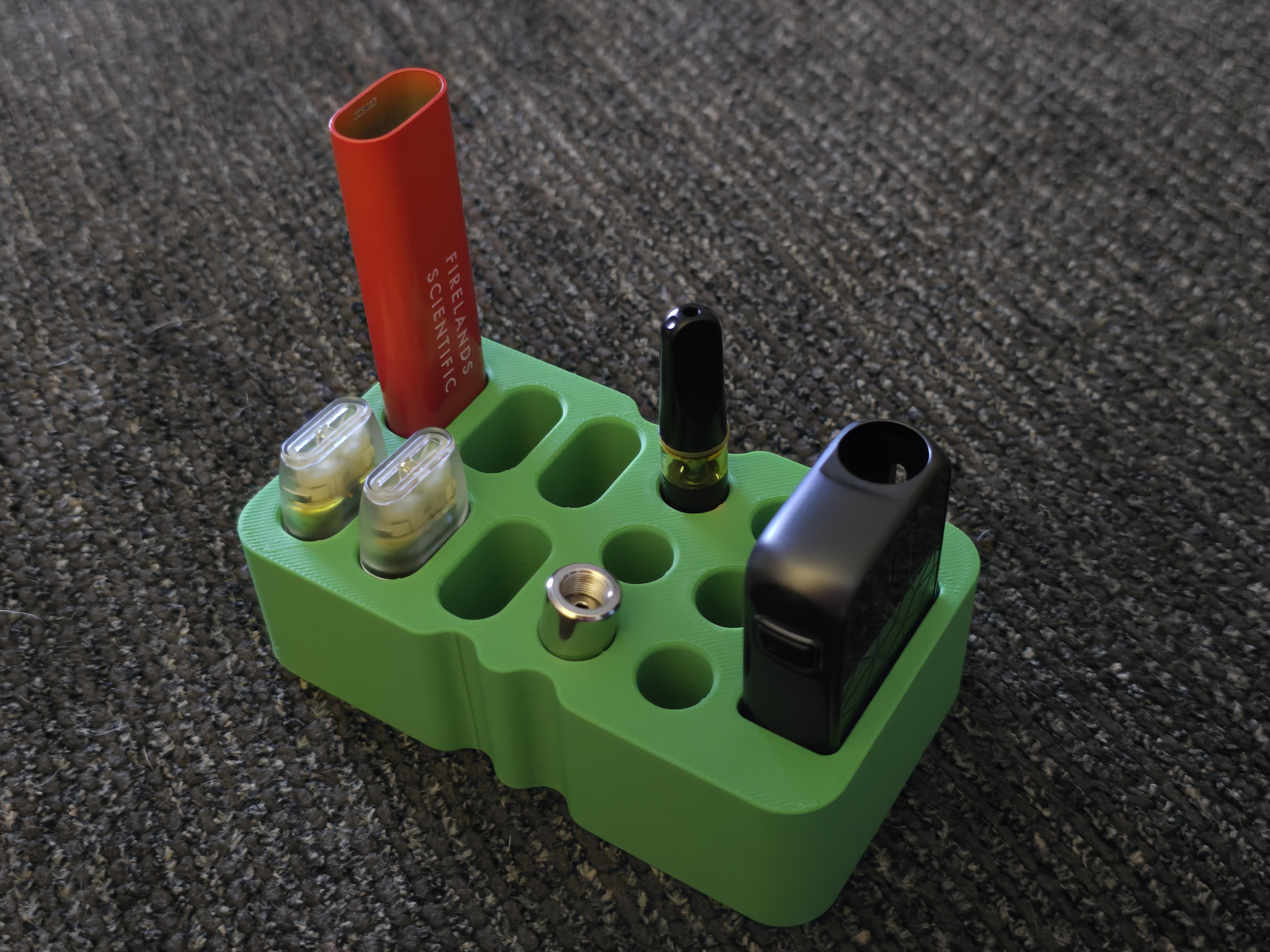 Zeus Ion Vape Organizer for 510, Luster Pods & USB Charger-ReMix
