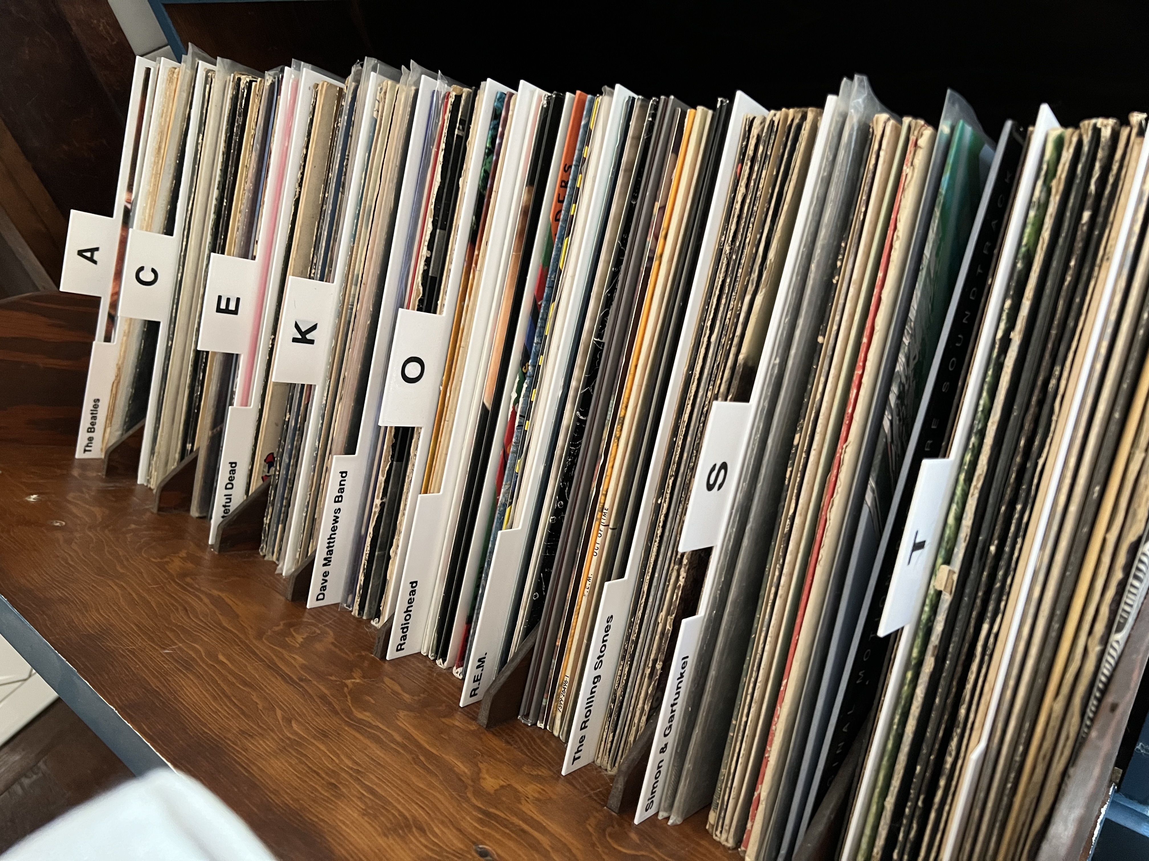 Vinyl LP Record Library A-Z and Band Name Dividers