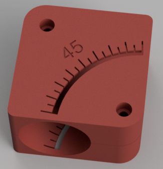 48.3mm pipe bend / elbow cutting jig