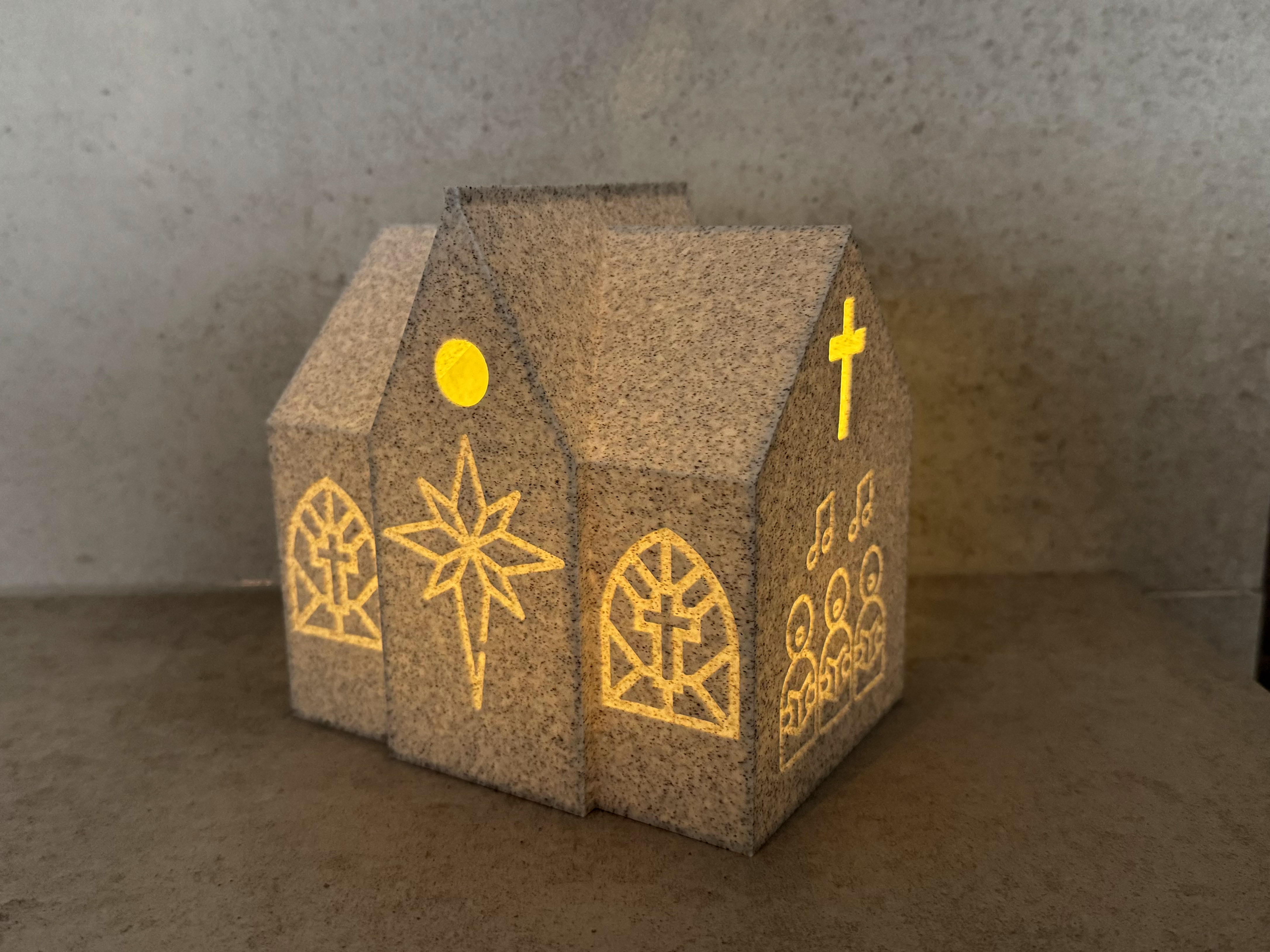 Christmas Church Decoration for LED lights