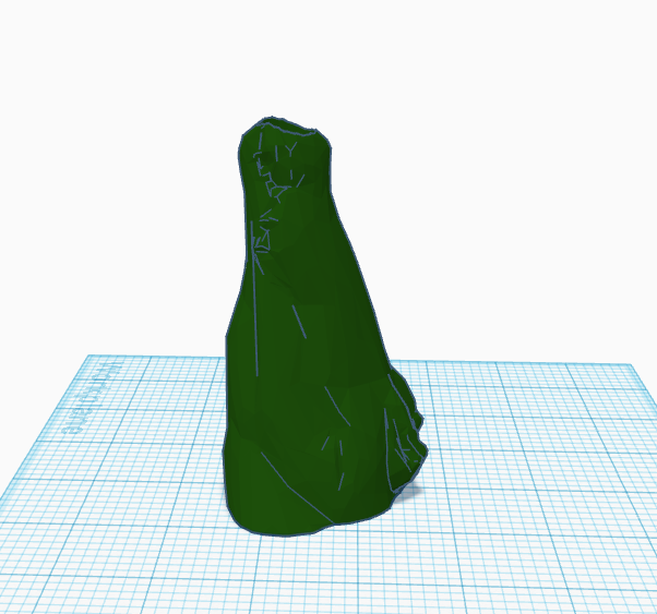 Crocodile head vase