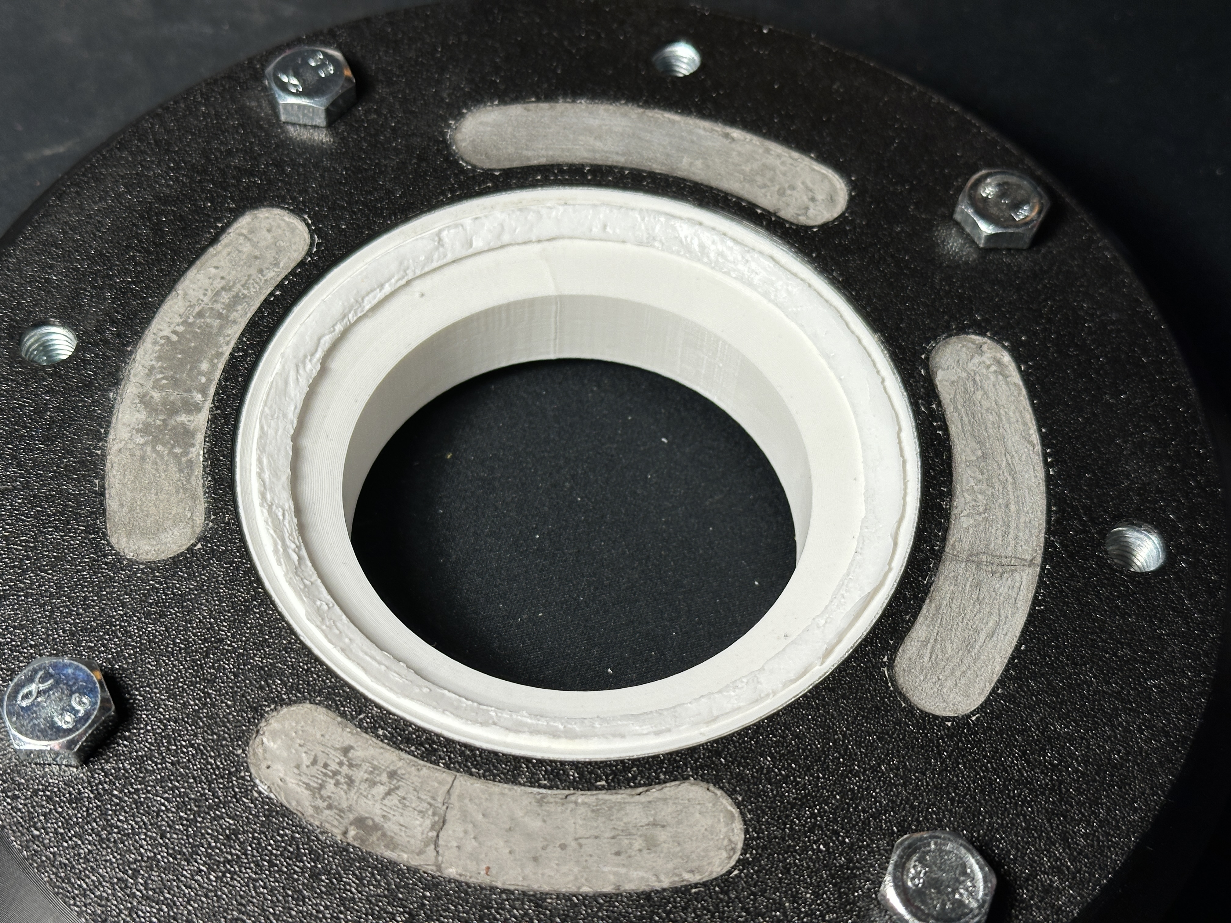 Mold to make a silicone o-ring for the Open Ball vise base.