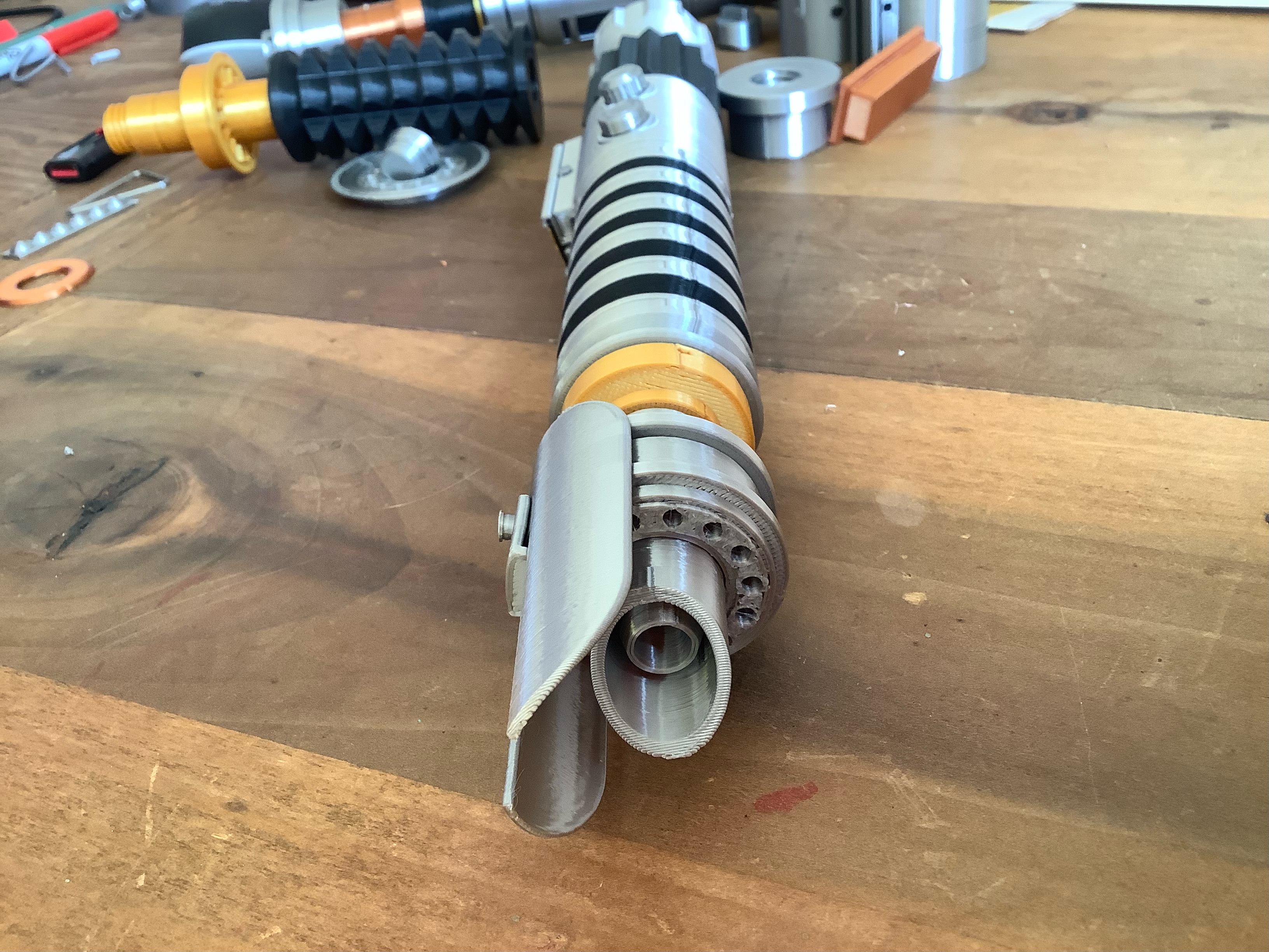 Thumbnail 9 of 3D model Build Your Own custom Lightsaber, customizable Modular Lightsaber Parts