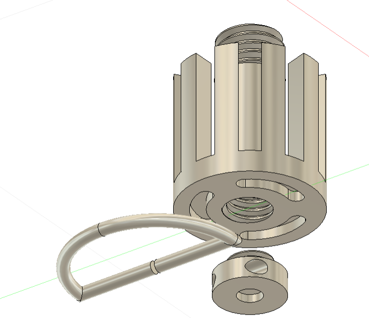 Thumbnail 30 of 3D model Build Your Own custom Lightsaber, customizable Modular Lightsaber Parts
