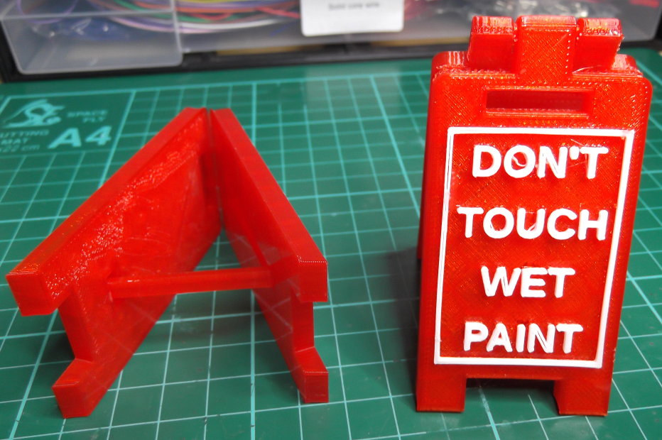 Parametric Floor Standing Signs