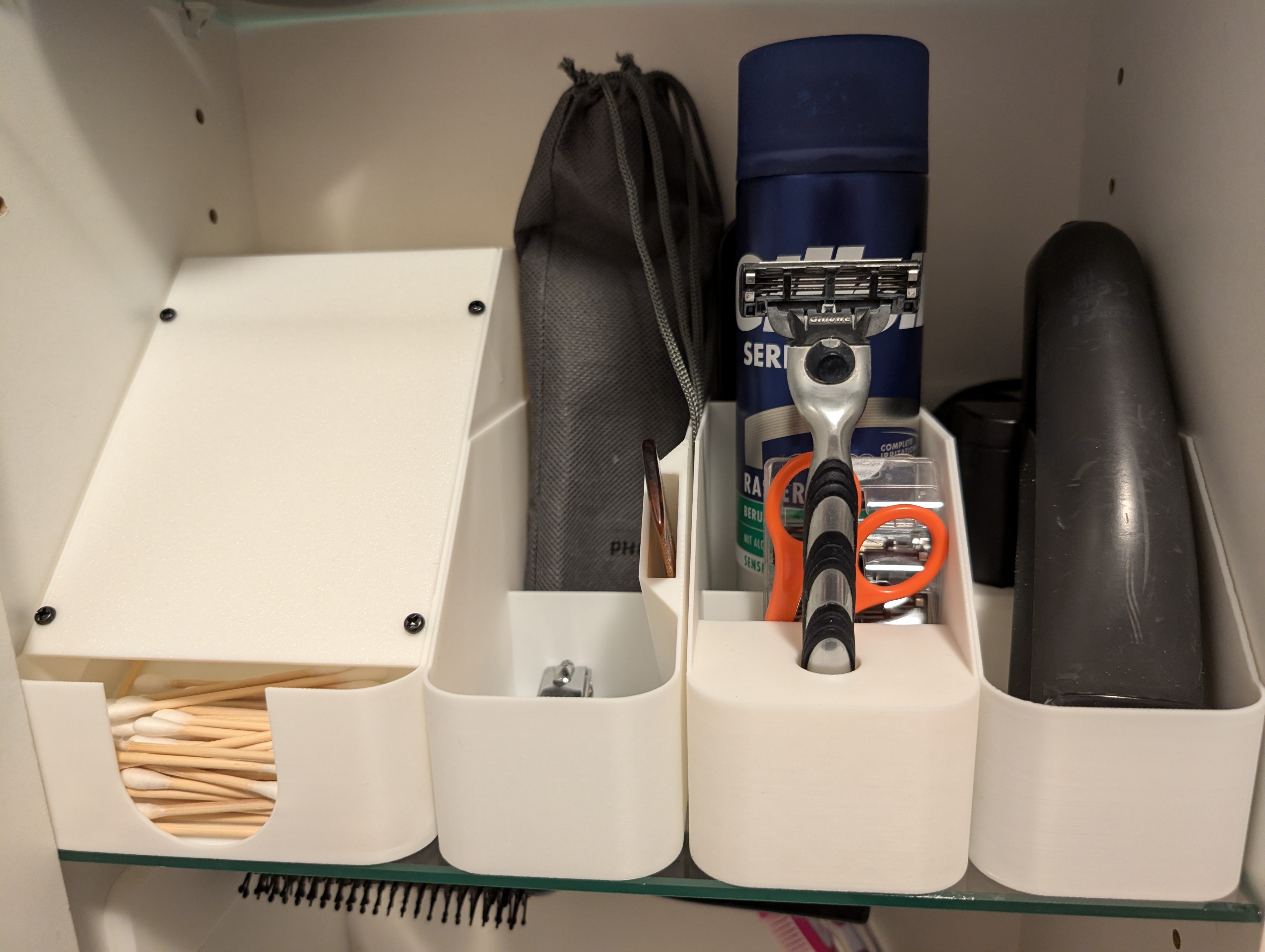 Bathroom Cabinet Bins