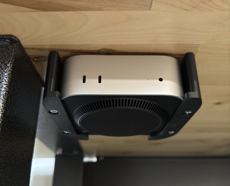 Mac Mini M4 Under Desk Mount