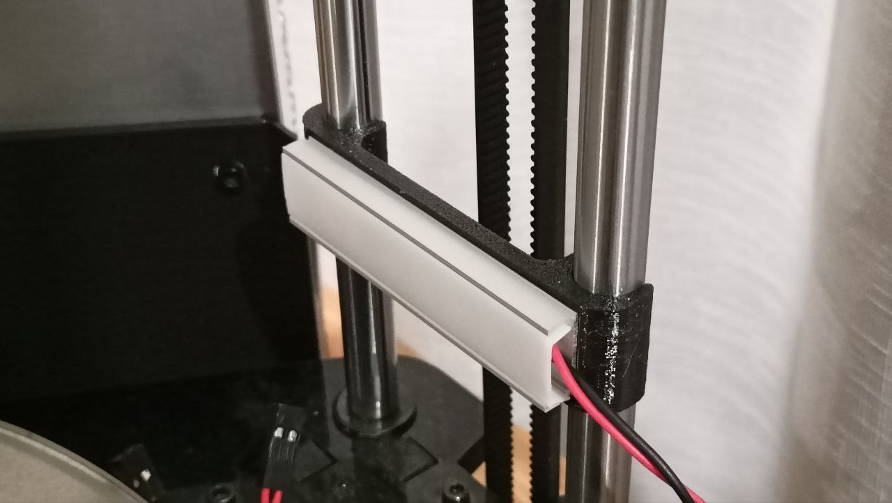 Rostock Delta LED strip holder