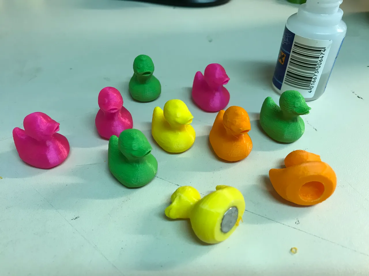 Rubber Duck Fridge Magnets by WHerzog, Download free STL model
