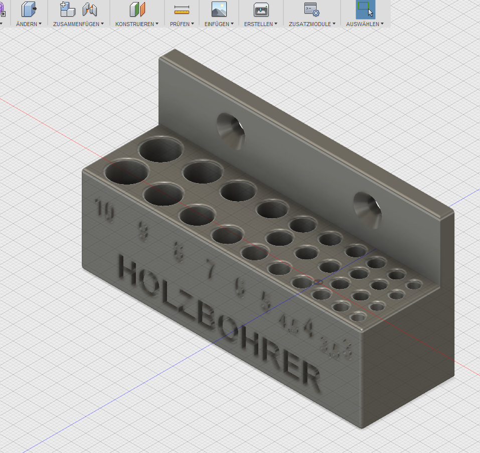 Metric Drillholder / Bohrerhalter für Wandmontage