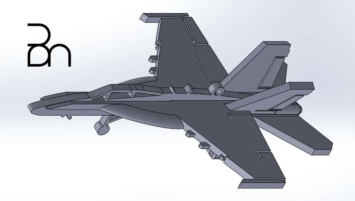 Quay Kit Di Costruzione In Legno FSC – F-18 Hornet. Modellino Da Assemblare, 25x22x8 Cm. Pezzi Pretagliati E Numerati, Facile Incastro. Gioco Educativo Per Bambini Da 7 Anni. - 2