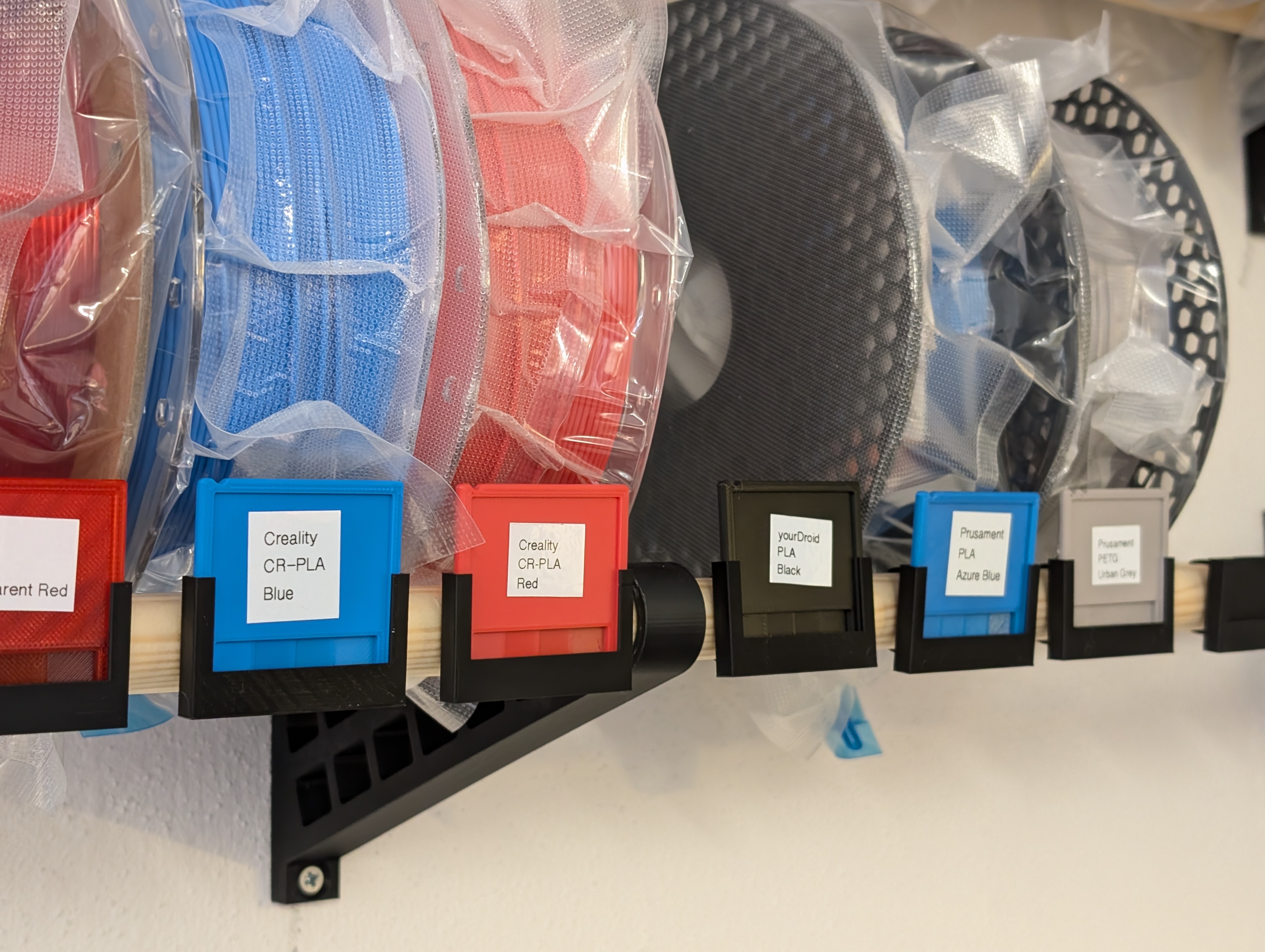 DIA Swatch holder for 22mm Spool Rack