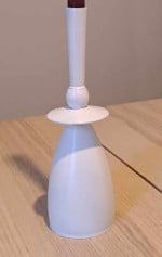 Candlestick classic and stony