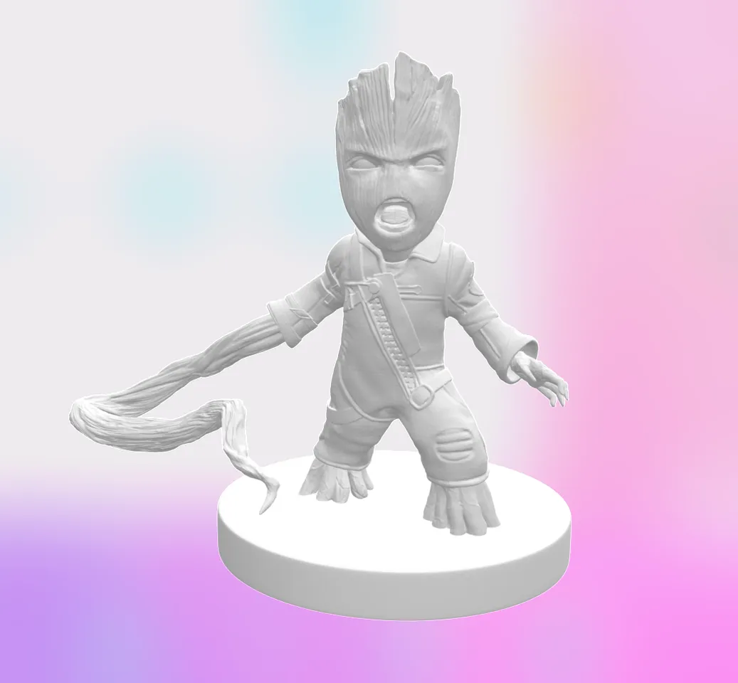Baby Groot angry by Mustafa Osman Şengül | Download free STL model ...