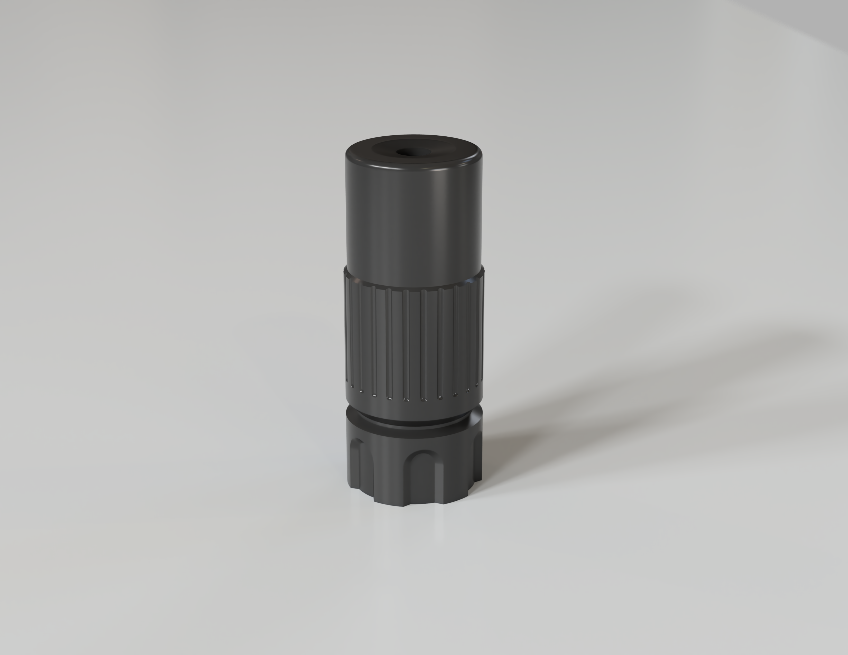 Airsoft mock supressor insipred by antreg vlc micro supressor 556