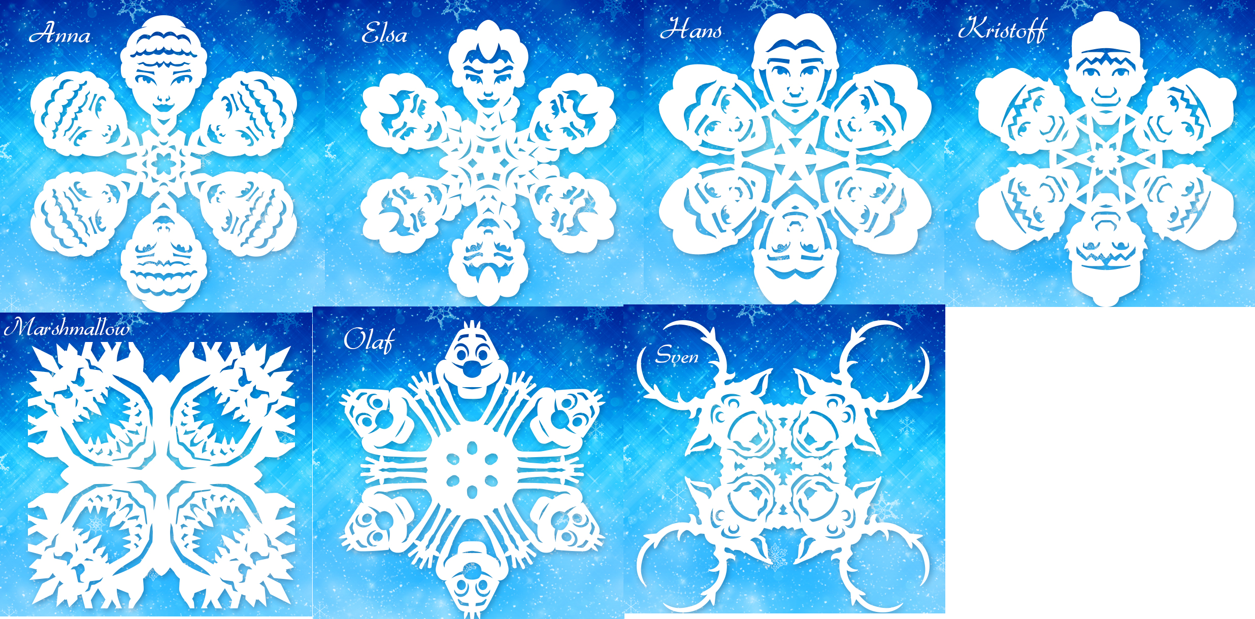 Frozen Snowflakes