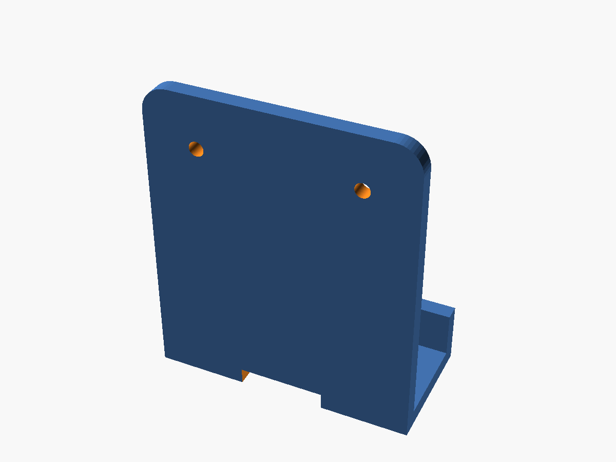 Wall Phone Charging Holder — Mounted Phone Shelf with Cable Slot (Customizable)