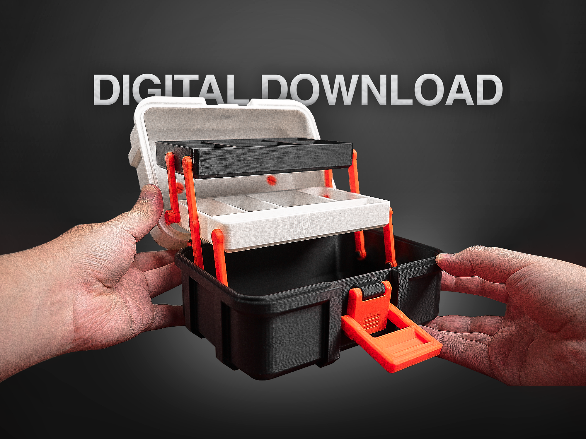 MEGA RESISTANT MECHANICAL BOX WITH DIVIDERS