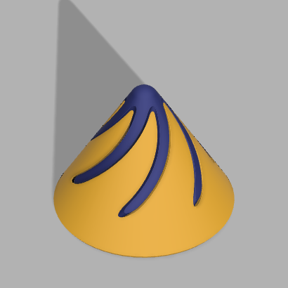 Spiral Cone Top