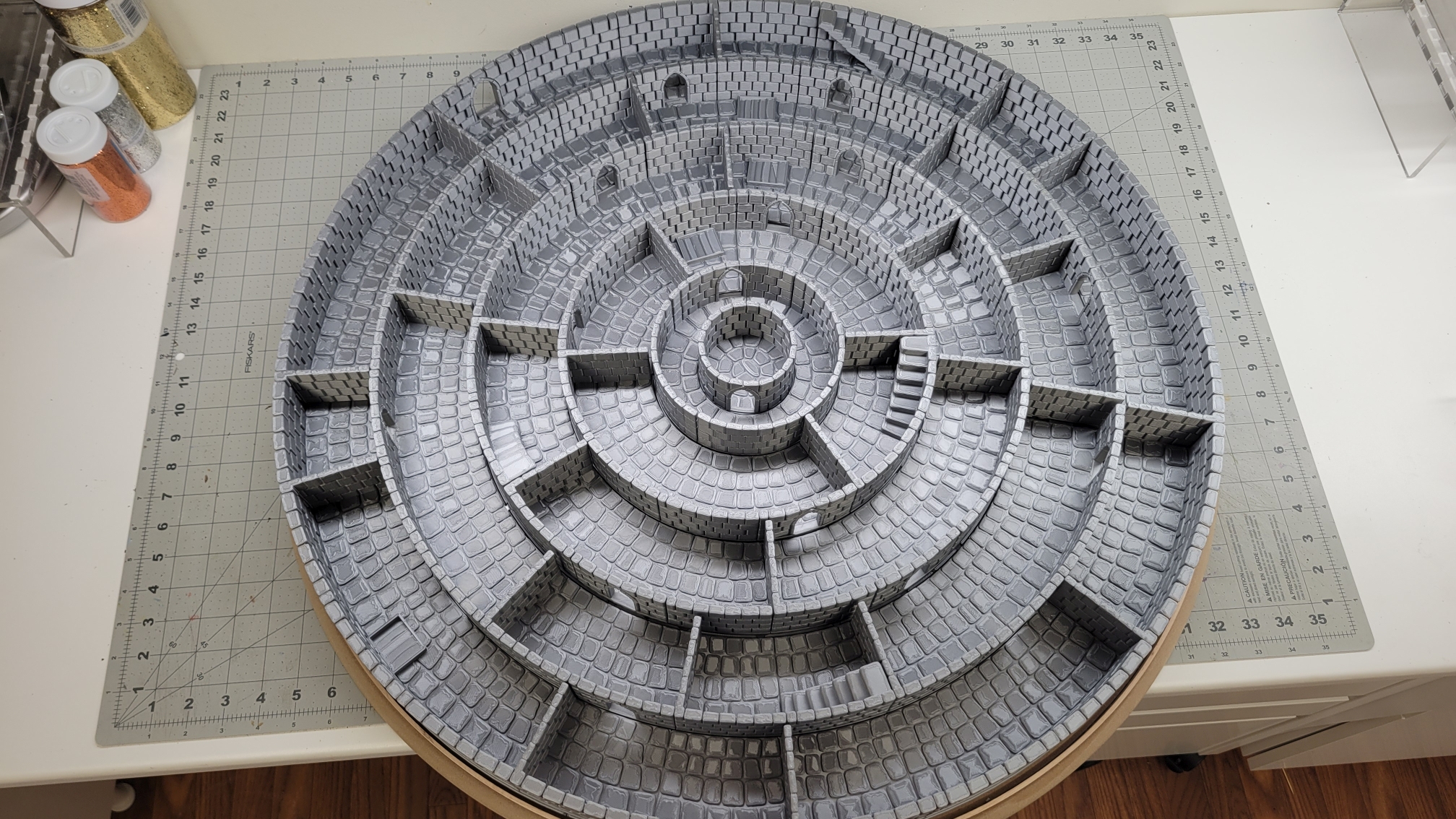 Slot-Style Revolving Labyrinth Maze Tiles (w/ extra ring)