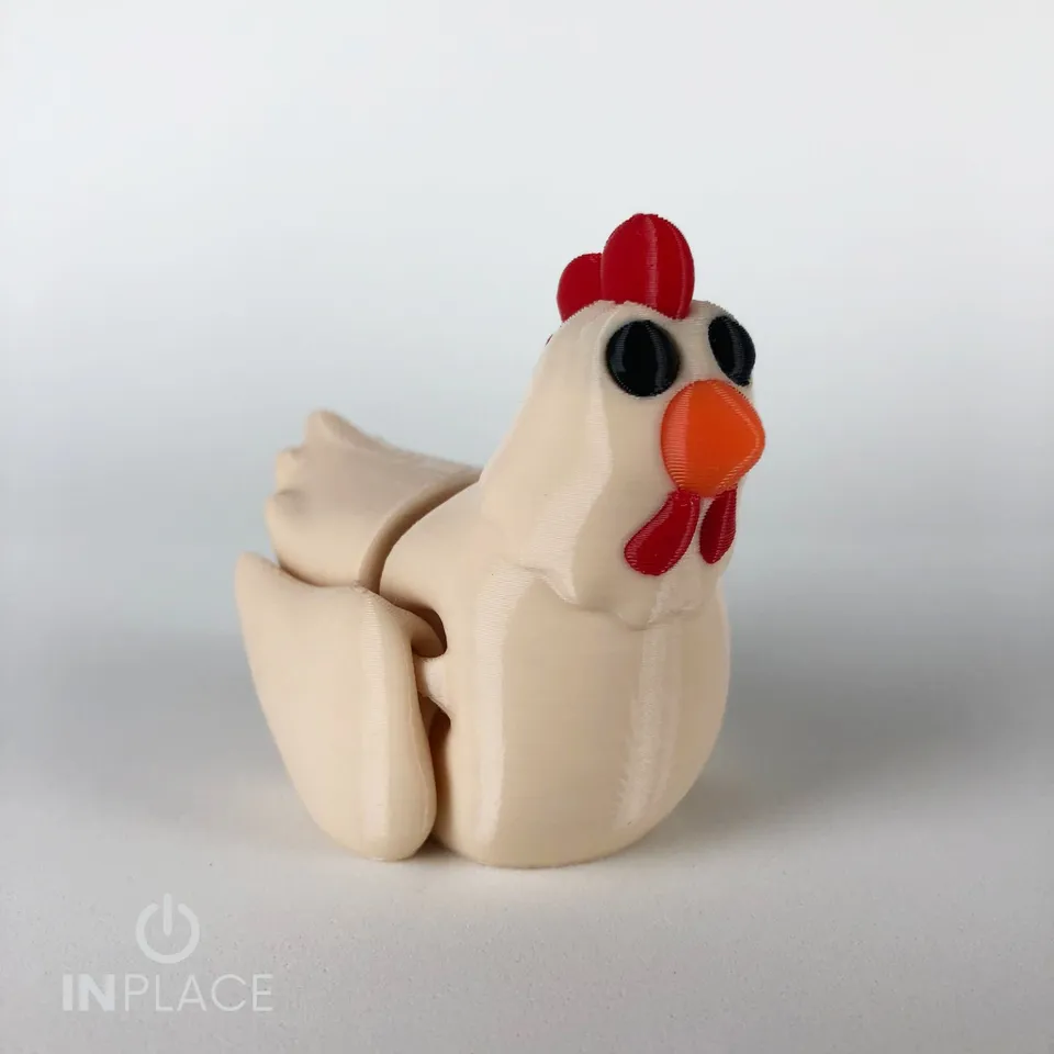 Cute Chicken Articulated by inplace | Download free STL model ...